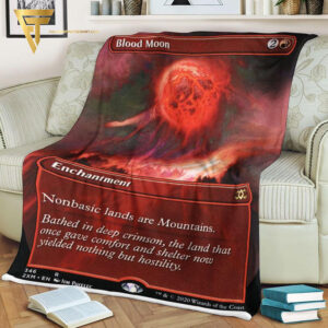 Game Magic The Gathering Blood Moon Blanket 2