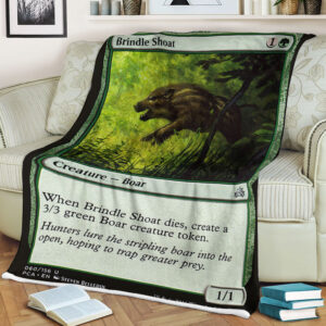 Game Magic The Gathering Brindle Shoat Sherpa Blanket