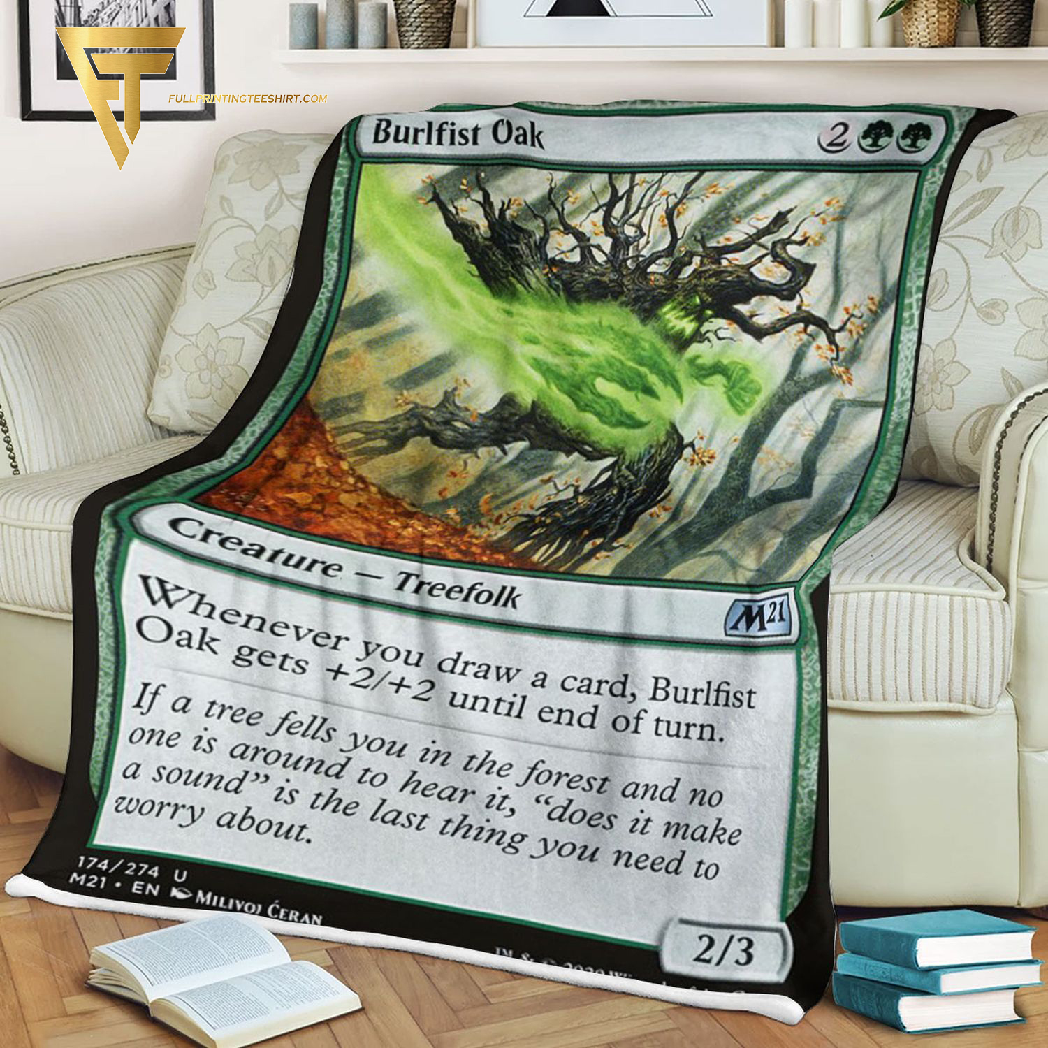 Game Magic The Gathering Burlfist Oak Blanket Game Magic The Gathering Burlfist Oak Blanket