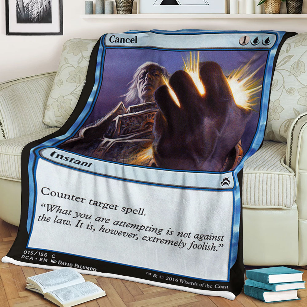 Game Magic The Gathering Cancel Sherpa Blanket Game Magic The Gathering Cancel Sherpa Blanket