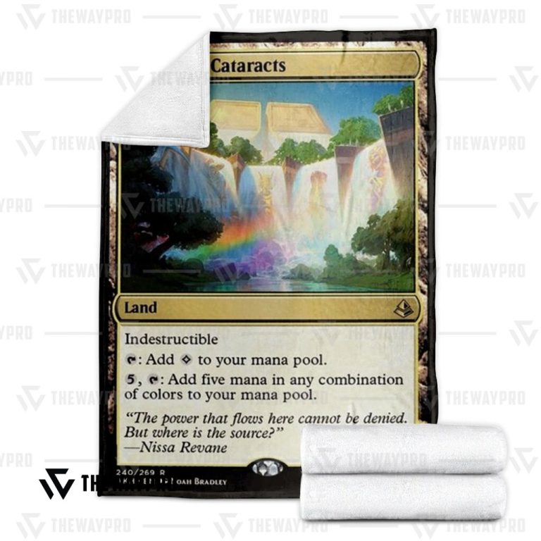 Game-Magic-The-Gathering-Cascading-Cataracts-Blanket-2