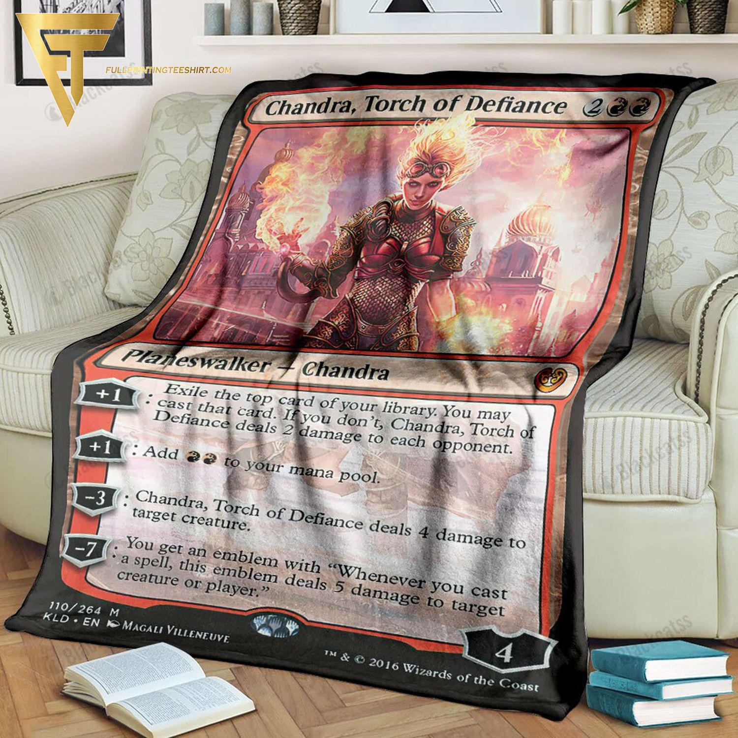 Game Magic The Gathering Chandra Torch Of Defiance All Over Print Blanket Game Magic The Gathering Chandra Torch Of Defiance All Over Print Blanket