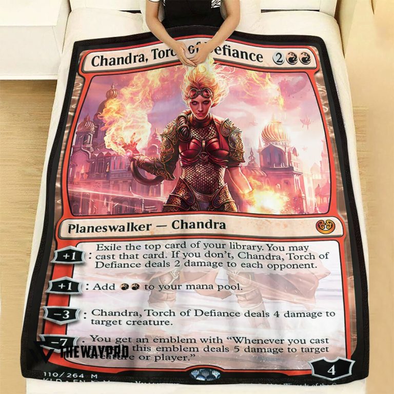Game-Magic-The-Gathering-Chandra-Torch-Of-Defiance-Blanket-1