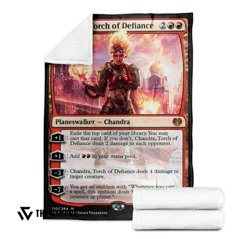 Game-Magic-The-Gathering-Chandra-Torch-Of-Defiance-Blanket-2