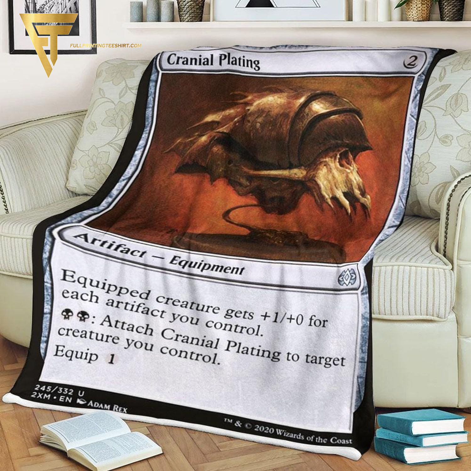 Game Magic The Gathering Cranial Plating Blanket Game Magic The Gathering Cranial Plating Blanket