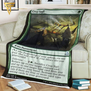 Game Magic The Gathering Crop Sigil Blanket