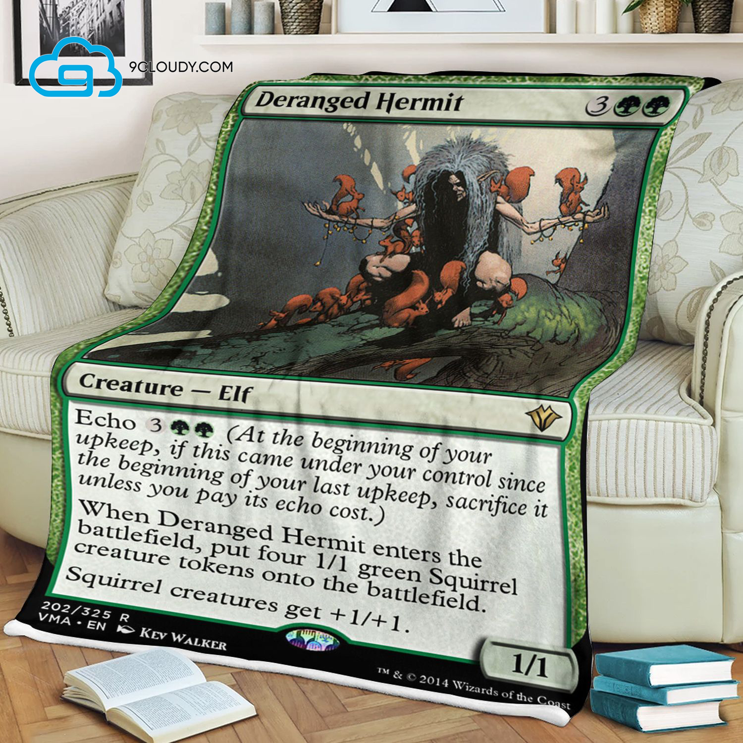 Game Magic The Gathering Deranged Hermit Blanket Game Magic The Gathering Deranged Hermit Blanket