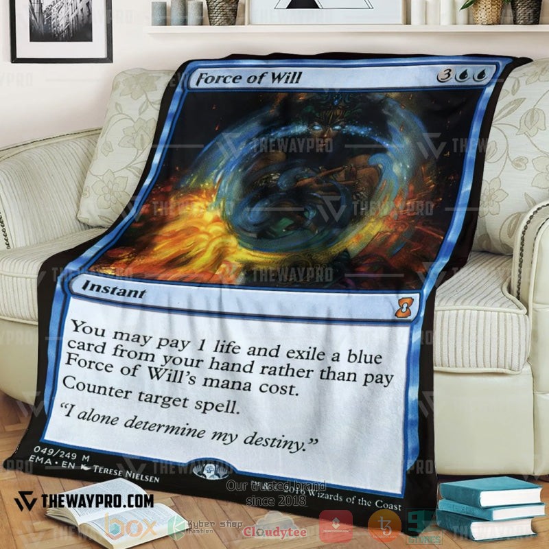 Game Magic The Gathering Force Of Will Soft Blanket Game Magic The Gathering Force Of Will Soft Blanket