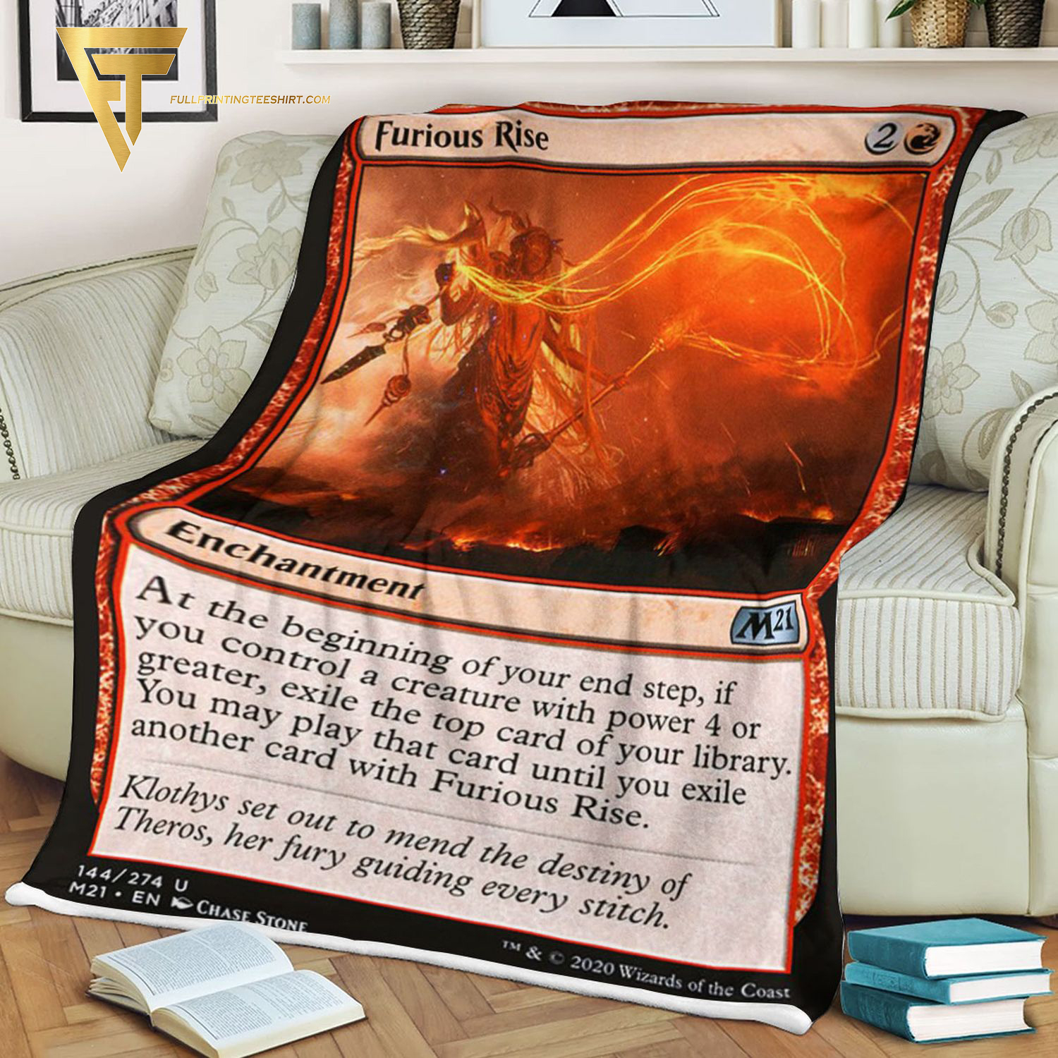 Game Magic The Gathering Furious Rise Blanket Game Magic The Gathering Furious Rise Blanket