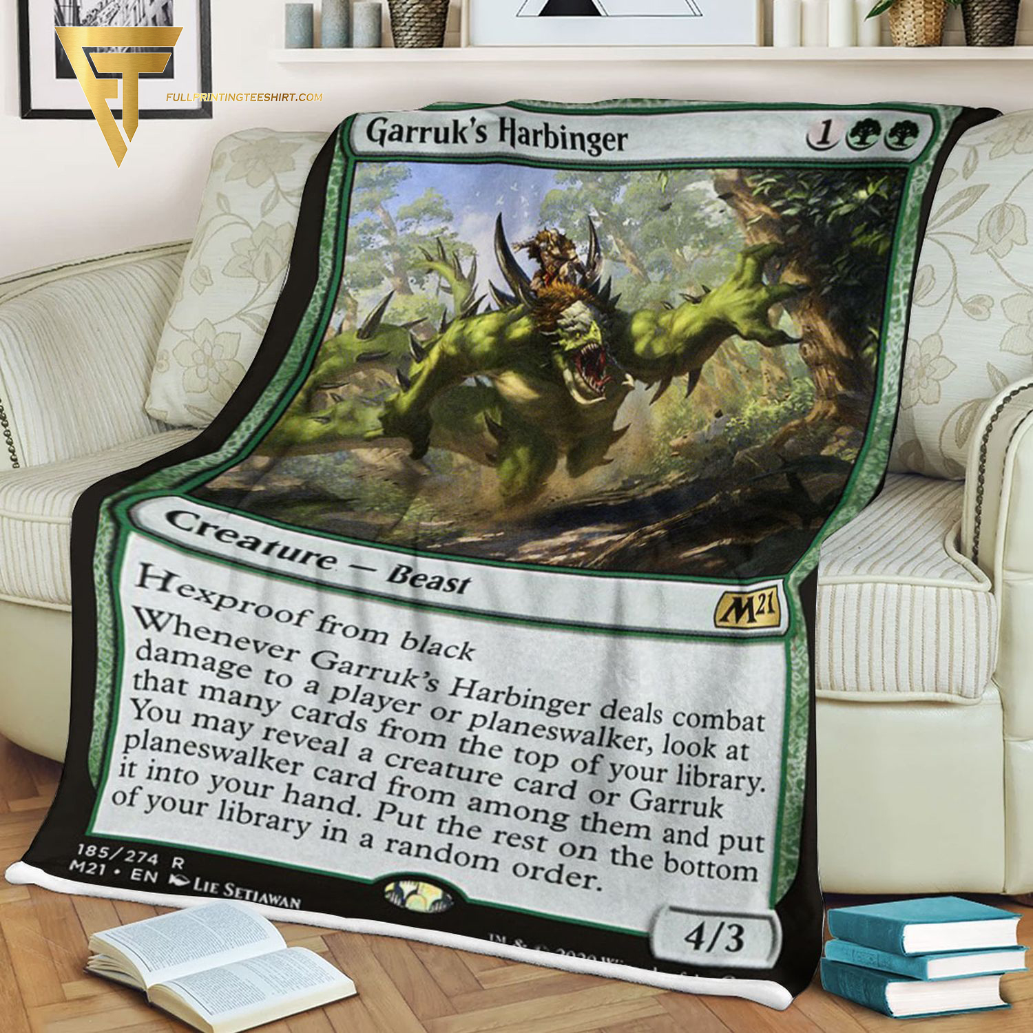 Game Magic The Gathering Garruks Harbinger Blanket Game Magic The Gathering Garruks Harbinger Blanket