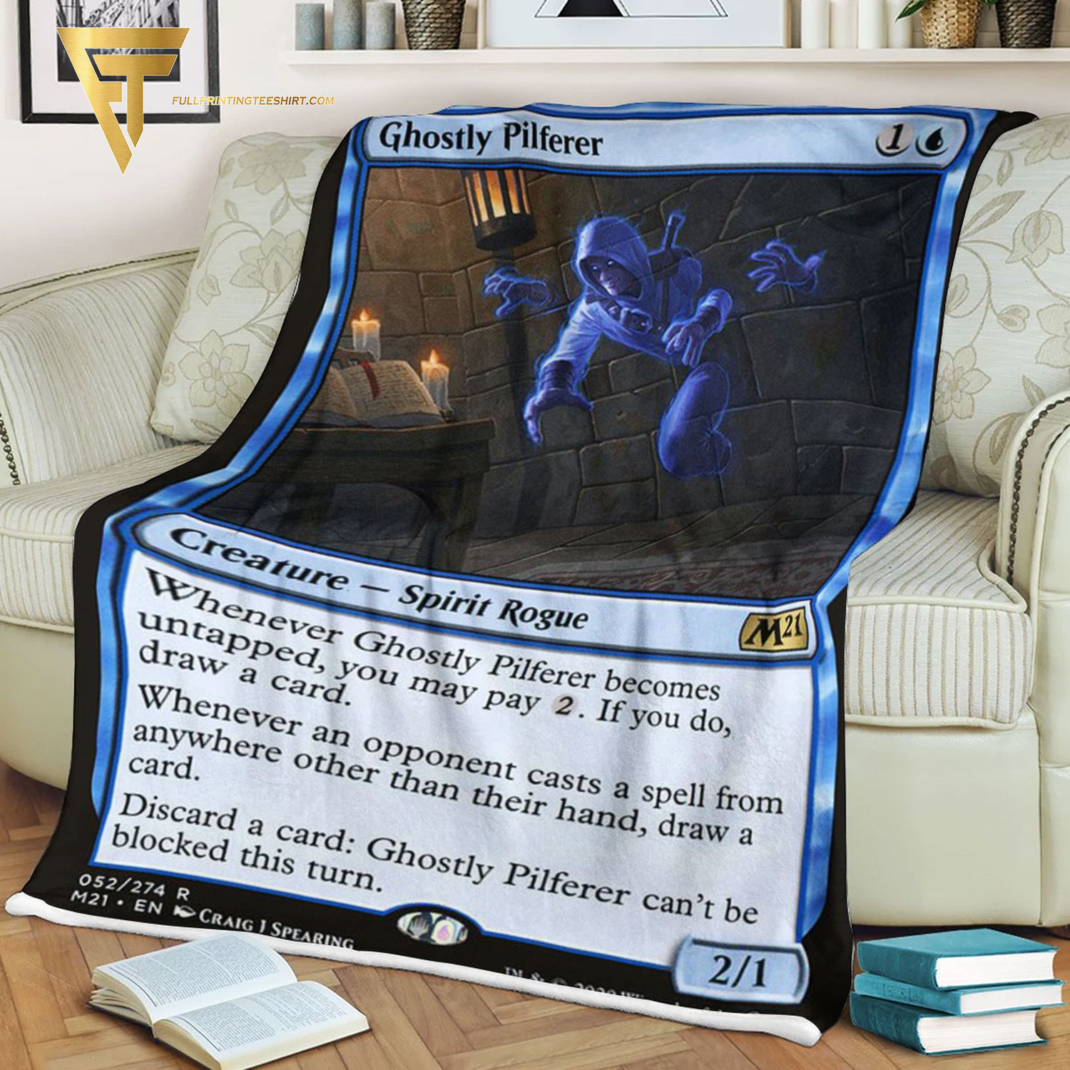 Game Magic The Gathering Ghostly Pilferer Blanket Game Magic The Gathering Ghostly Pilferer Blanket