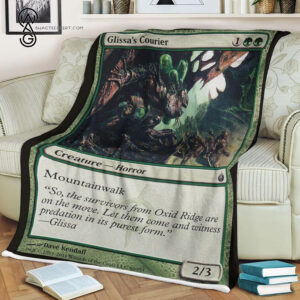 Game Magic The Gathering Glissas Courier Blanket