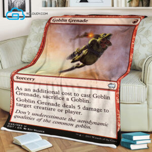 Game Magic The Gathering Goblin Grenade Blanket