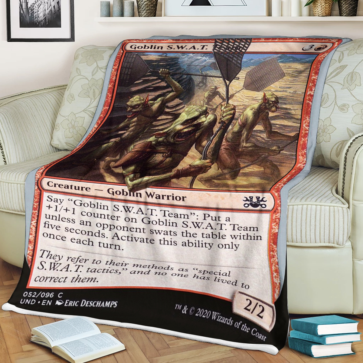 Game Magic The Gathering Goblin S W A T Team Sherpa Blanket Game Magic The Gathering Goblin S W A T Team Sherpa Blanket
