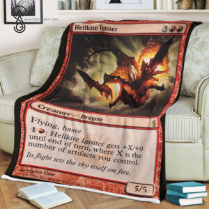Game Magic The Gathering Hellkite Igniter Blanket