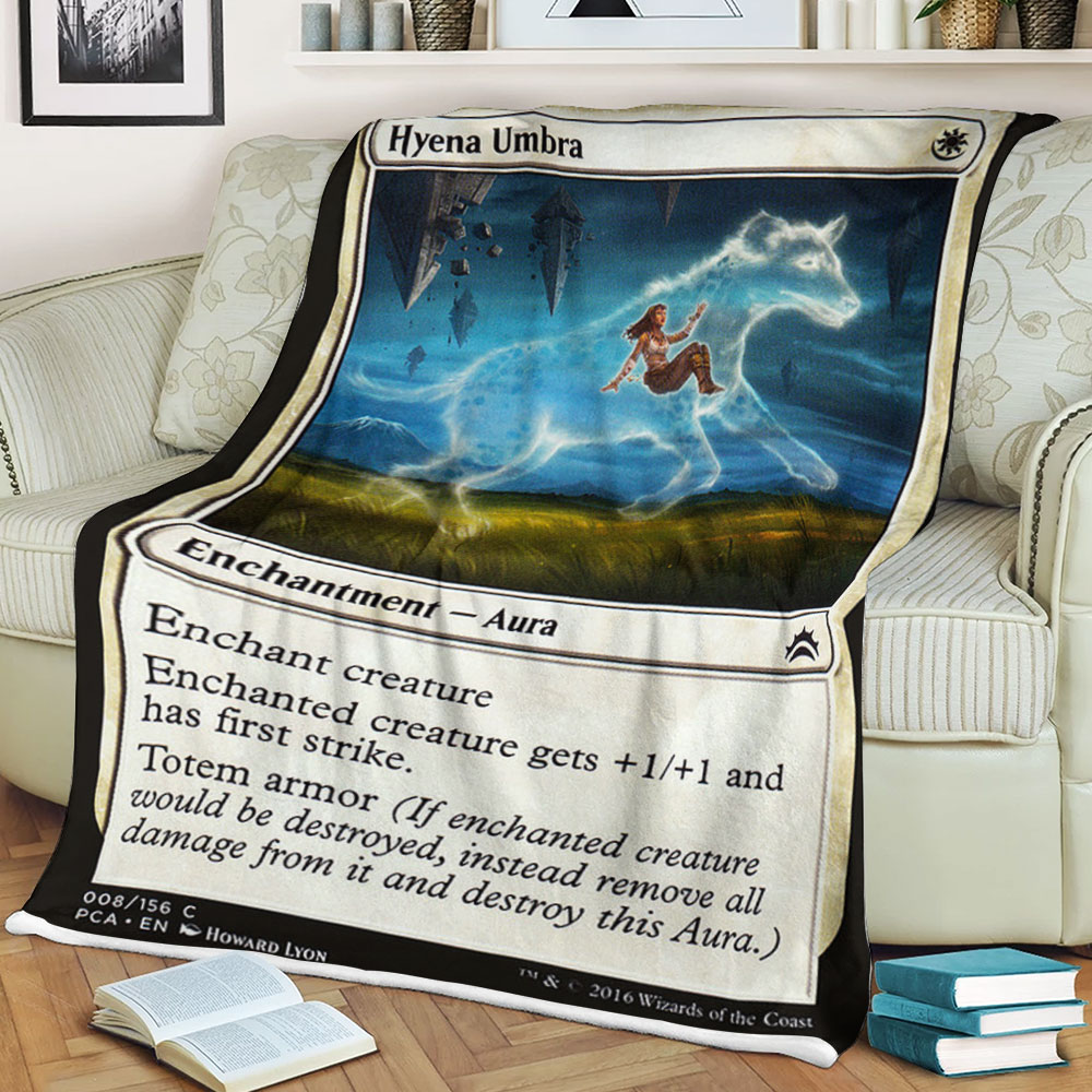 Game Magic The Gathering Hyena Umbra Sherpa Blanket Game Magic The Gathering Hyena Umbra Sherpa Blanket