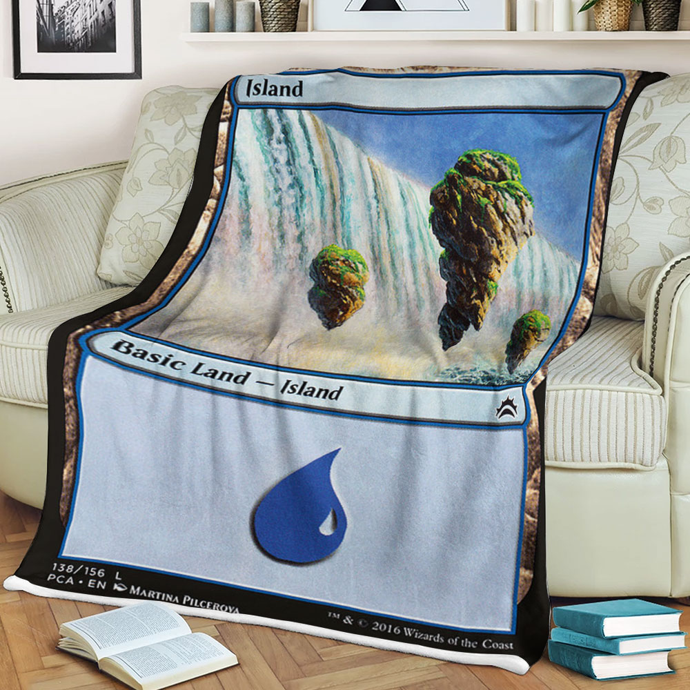 Game Magic The Gathering Island Sherpa Blanket 2 Game Magic The Gathering Island Sherpa Blanket 2