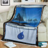 Game Magic The Gathering Island Sherpa Blanket 3