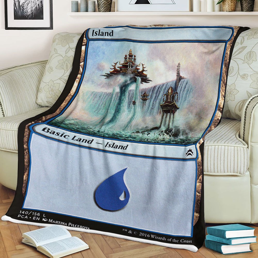 Game Magic The Gathering Island Sherpa Blanket 5 Game Magic The Gathering Island Sherpa Blanket 5
