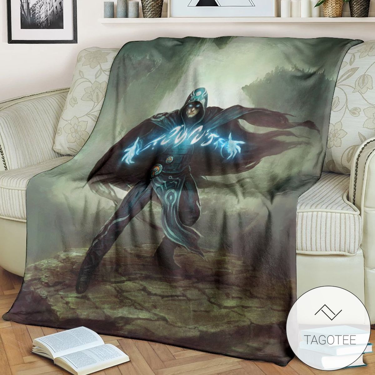 Game Magic The Gathering Jace The Mindsculptor Custom Soft Blanket Game Magic The Gathering Jace The Mindsculptor Custom Soft Blanket