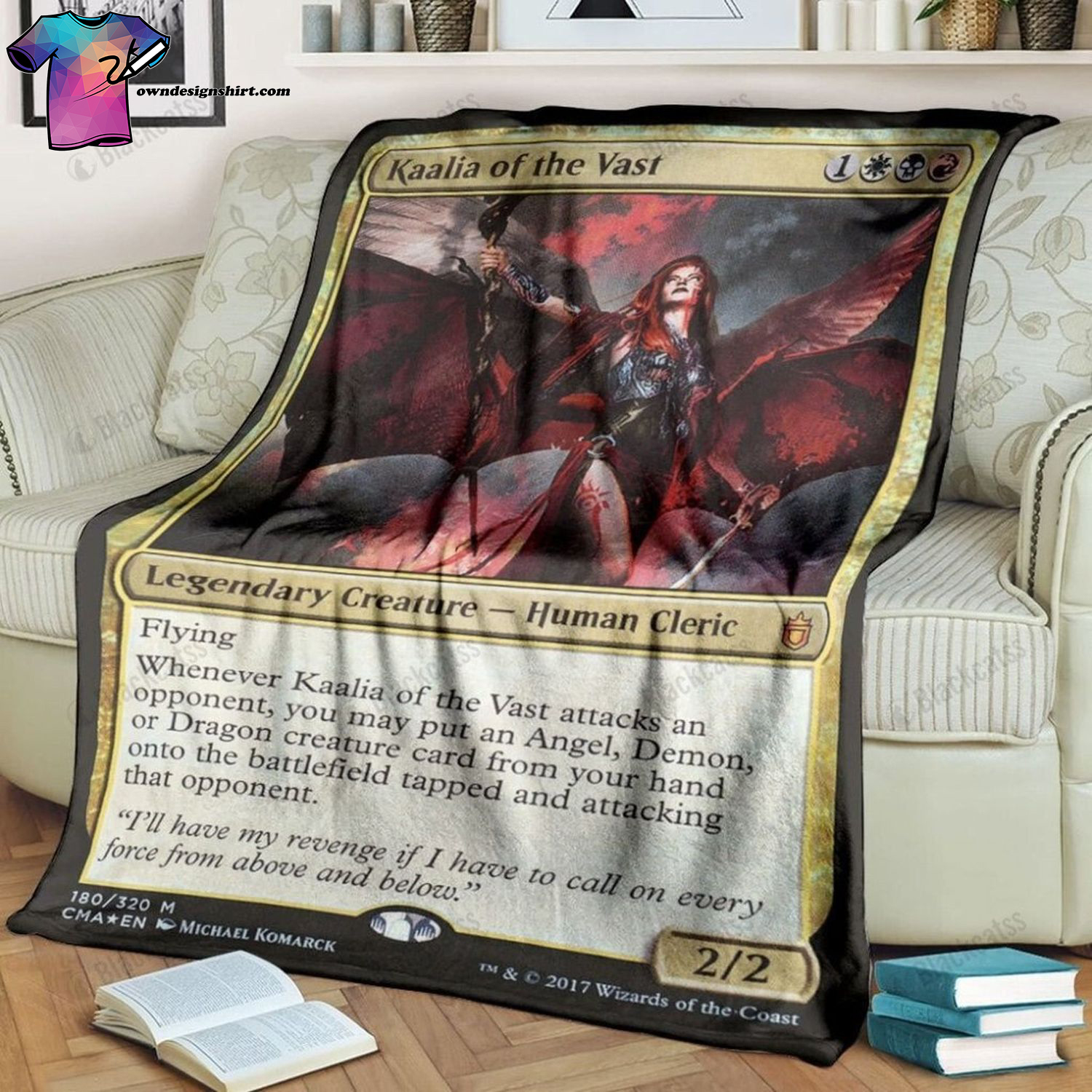 Game Magic The Gathering Kaalia Of The Vast Full Print Soft Blanket Game Magic The Gathering Kaalia Of The Vast Full Print Soft Blanket