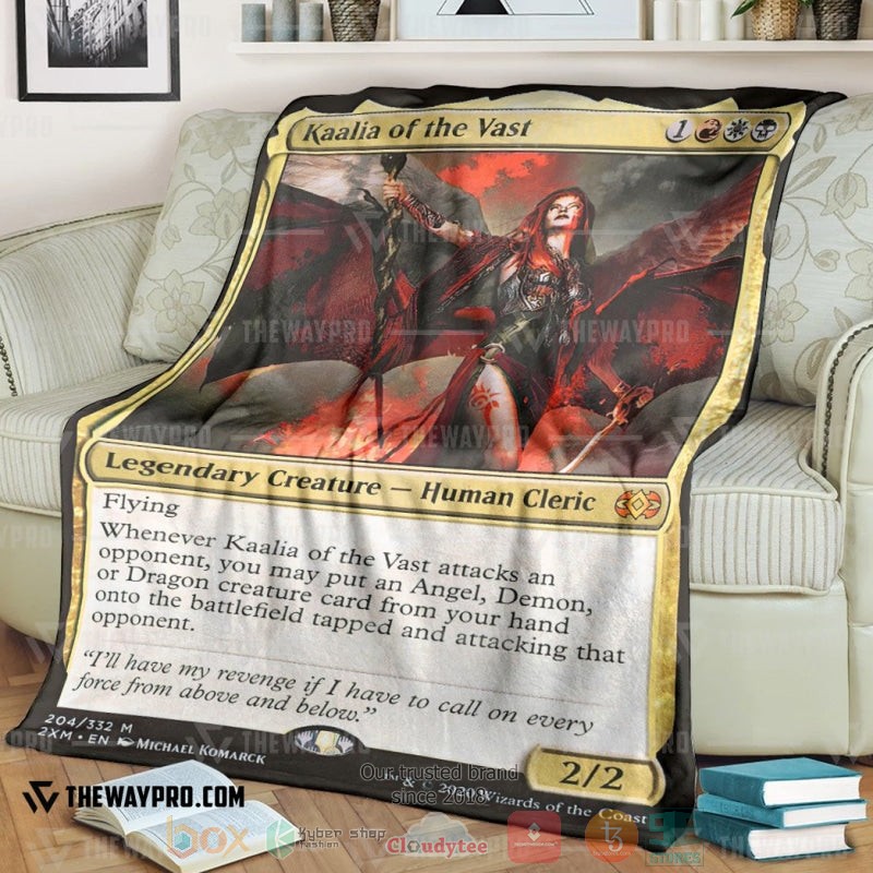 Game Magic The Gathering Kaalia Of The Vast Legendary Creature Soft Blanket Game Magic The Gathering Kaalia Of The Vast Legendary Creature Soft Blanket