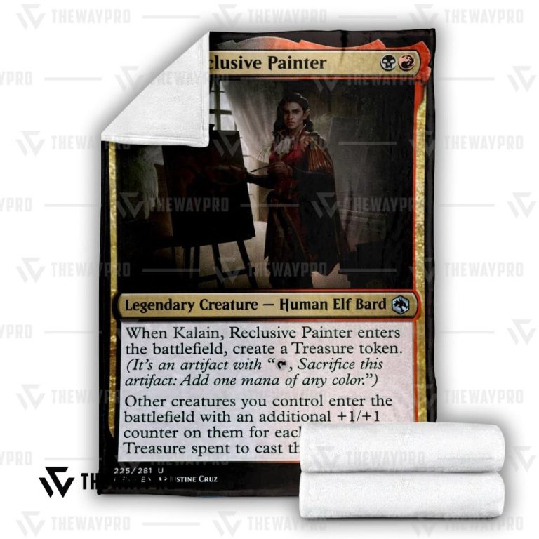 Game-Magic-The-Gathering-Kalain-Reclusive-Painter-Blanket-2