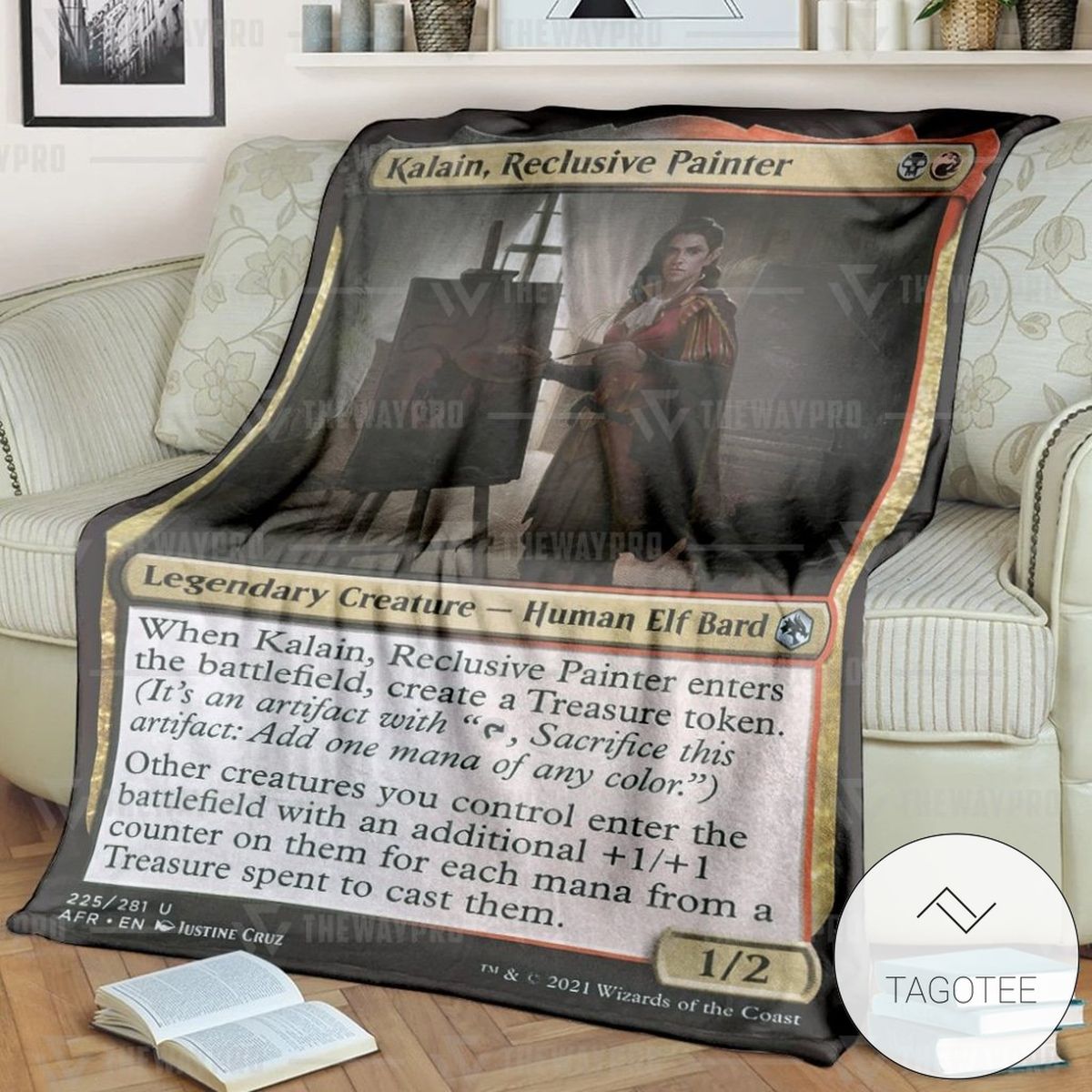 Game Magic The Gathering Kalain Reclusive Painter Custom Soft Blanket Game Magic The Gathering Kalain Reclusive Painter Custom Soft Blanket