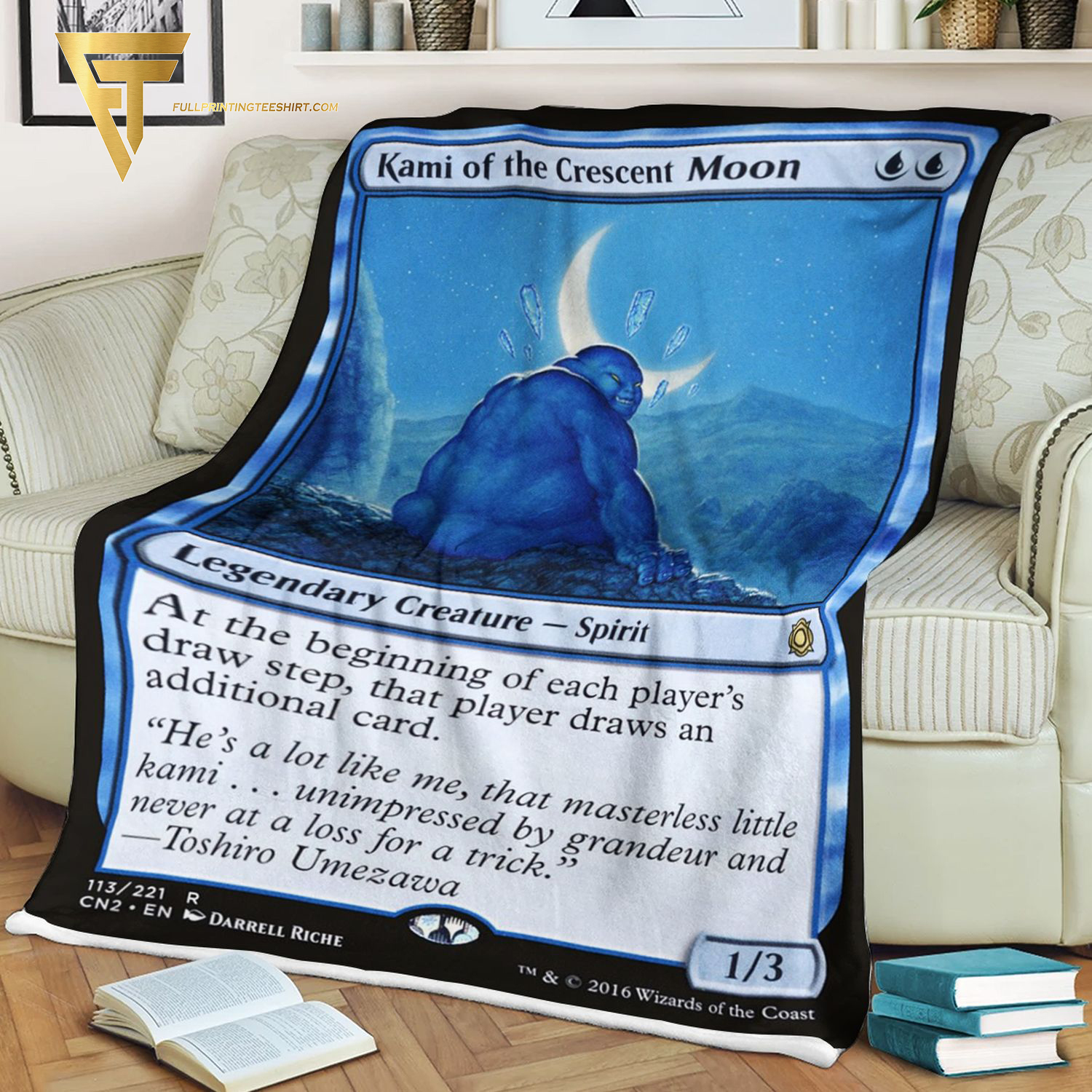 Game Magic The Gathering Kami Of The Crescent Moon Blanket Game Magic The Gathering Kami Of The Crescent Moon Blanket