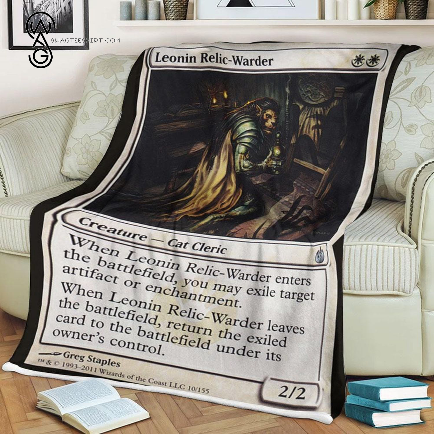 Game Magic The Gathering Leonin Relic Warder Blanket Game Magic The Gathering Leonin Relic Warder Blanket