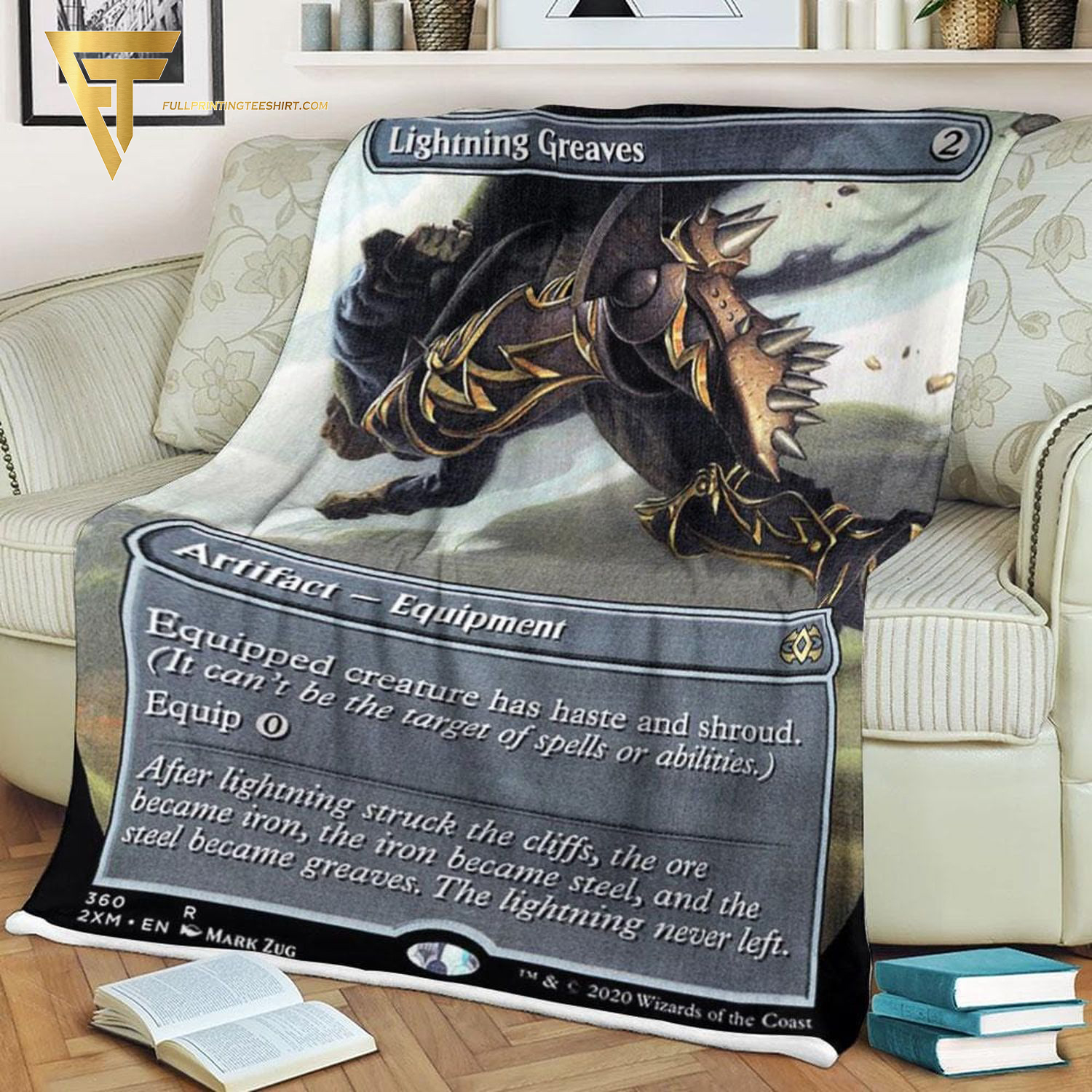 Game Magic The Gathering Lightning Greaves Blanket Game Magic The Gathering Lightning Greaves Blanket