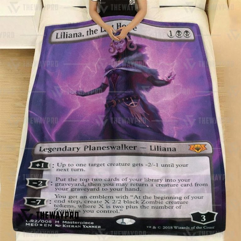 Game-Magic-The-Gathering-Liliana-The-Last-Hope-Blanket-1