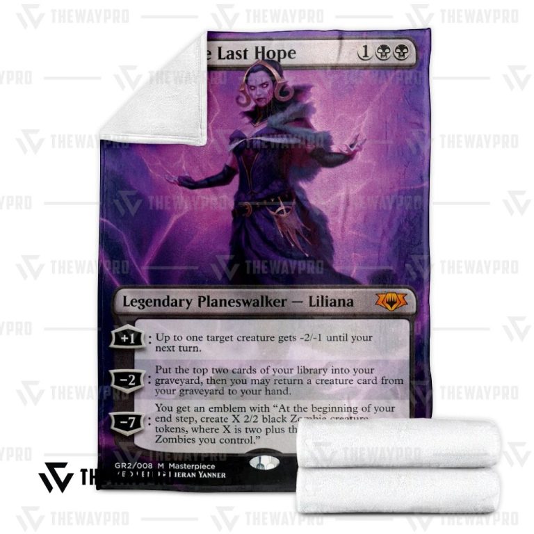 Game-Magic-The-Gathering-Liliana-The-Last-Hope-Blanket-2