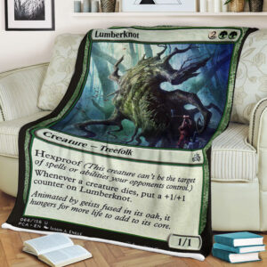 Game Magic The Gathering Lumberknot Sherpa Blanket