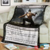 Game Magic The Gathering M21 105 Infernal Scarring Fleece Blanket