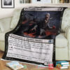 Game Magic The Gathering M21 122 Silversmote Ghoul Fleece Blanket