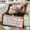Game Magic The Gathering M21 141 Destructive Tampering Fleece Blanket