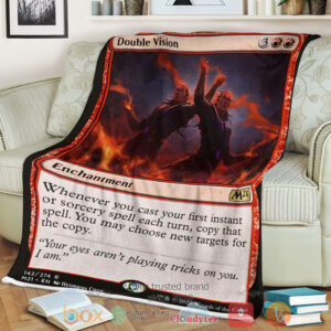 Game Magic The Gathering M21 142 Double Vision Fleece Blanket