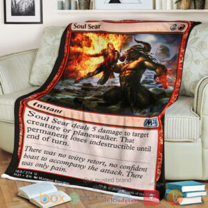 Game Magic The Gathering M21 160 Soul Sear Fleece Blanket