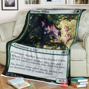 Game Magic The Gathering M21 175 Canopy Stalker Fleece Blanket