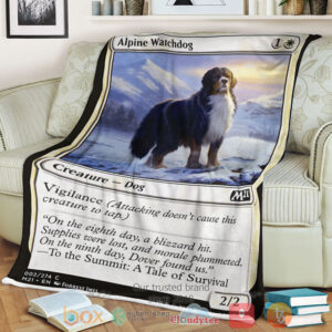Game Magic The Gathering M21 2 Alpine Watchdog Fleece Blanket