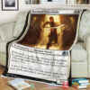 Game Magic The Gathering M21 34 Seasoned Hallowblade Fleece Blanket