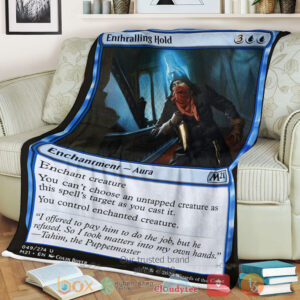 Game Magic The Gathering M21 49 Enthralling Hold Fleece Blanket
