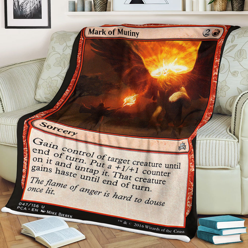 Game Magic The Gathering Mark Of Mutiny Sherpa Blanket Game Magic The Gathering Mark Of Mutiny Sherpa Blanket