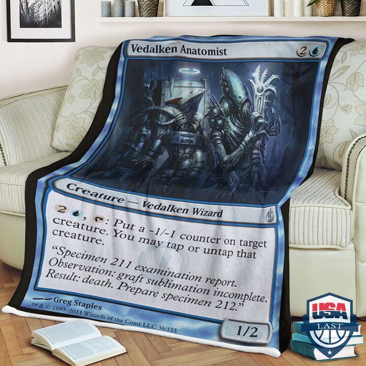 Game-Magic-The-Gathering-Mbs-36-Vedalken-Anatomist-Quilt-Blanket-1