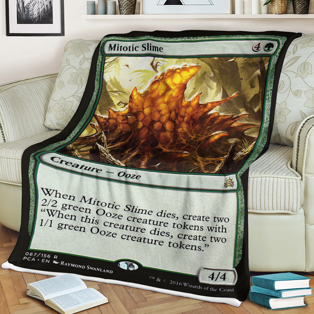 Game Magic The Gathering Mitotic Slime Sherpa Blanket Game Magic The Gathering Mitotic Slime Sherpa Blanket