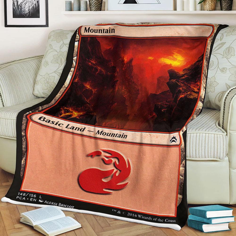 Game Magic The Gathering Mountain Sherpa Blanket 2 Game Magic The Gathering Mountain Sherpa Blanket 2