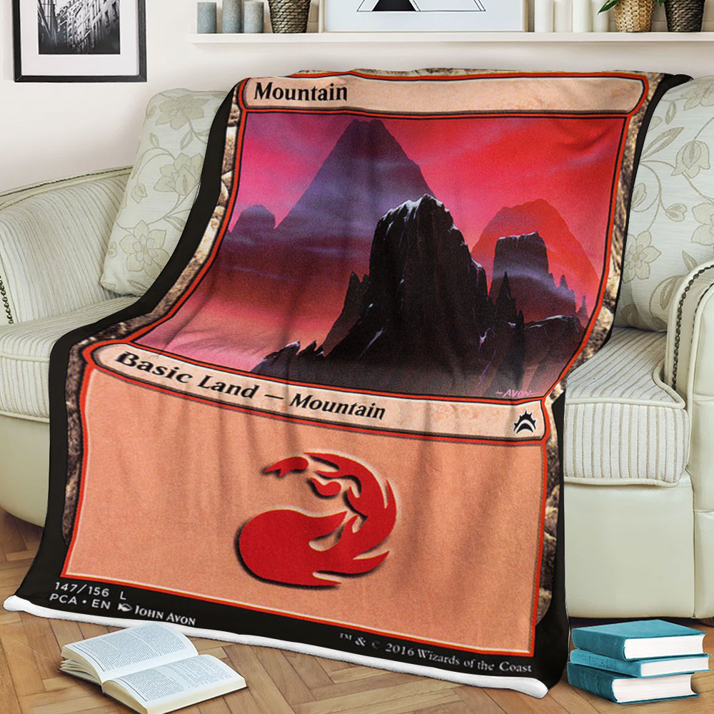 Game Magic The Gathering Mountain Sherpa Blanket 3 Game Magic The Gathering Mountain Sherpa Blanket 3