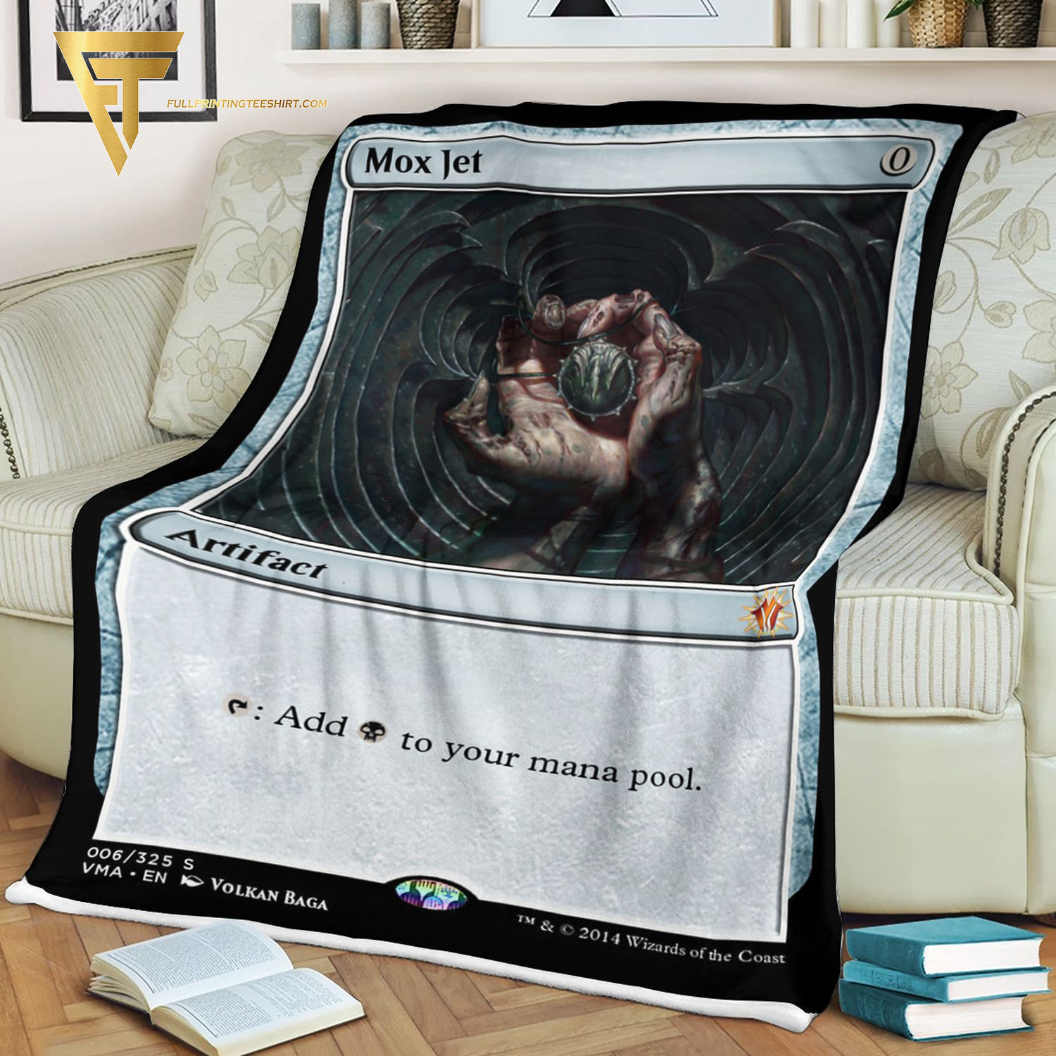 Game Magic The Gathering Mox Jet Blanket Game Magic The Gathering Mox Jet Blanket