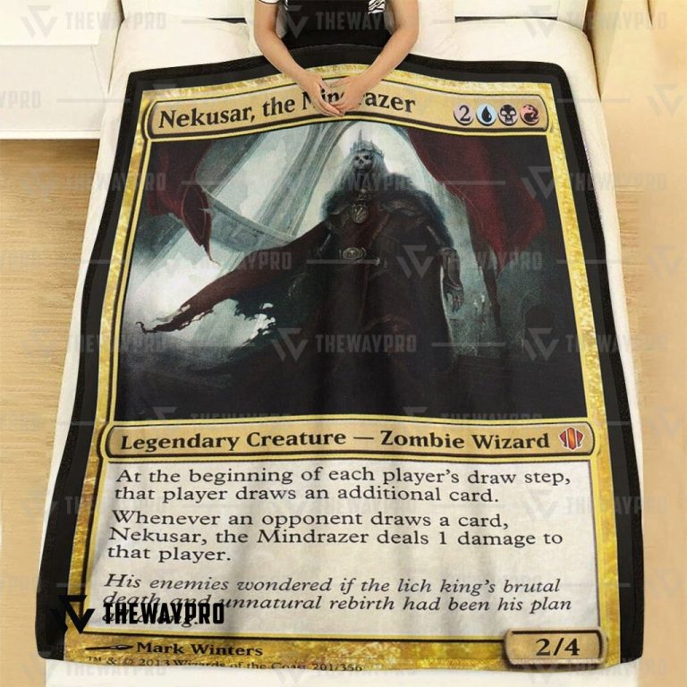 Game-Magic-The-Gathering-Nekusar-The-Mindrazer-Blanket-1